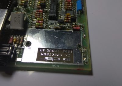 Modulador retirado y agujeros limpios.