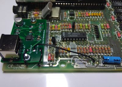 Soldamos el terminal que falta al positivo de donde estaba C65