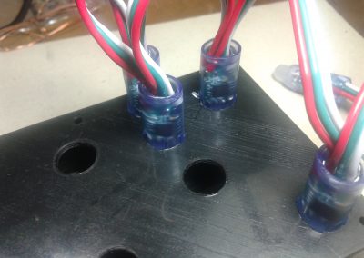 4 LEDs ya colocados.