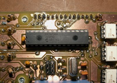 Insoladora detalle PIC16F886