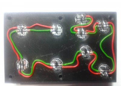 +5 V cableado.