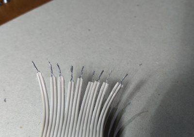 Trenzado de la faja de cables de 8 hilos.