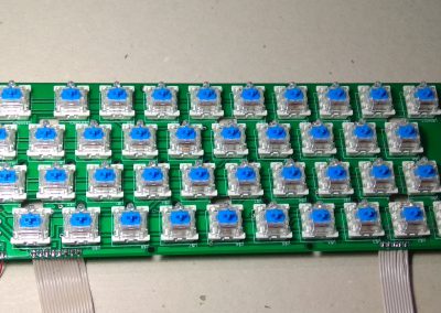 Vista de todo el PCB soldado.