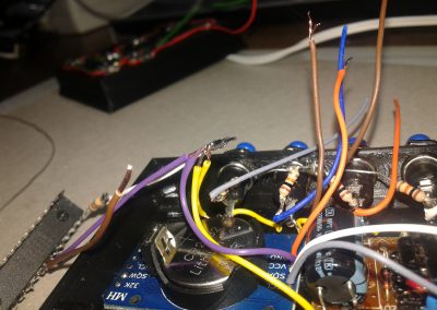 Hacemos una soldadura a todos los cables +5V.