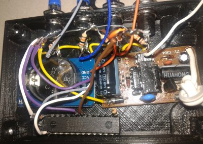 Soldamos todas las masas y los cables de comunicaciones del micro al DS3231.