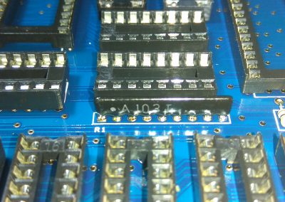 Red de resistencias R1 10K*8 network 9 pin para bus de datos. soldado