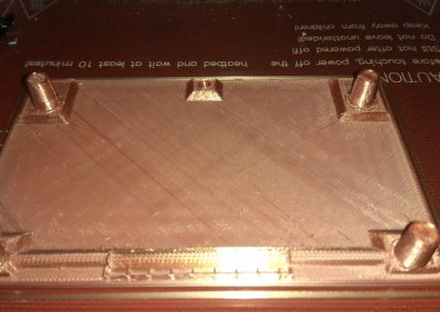 Tapa en impresora 3D