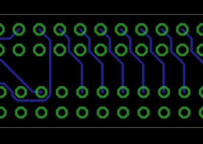 PCB vista inferior.