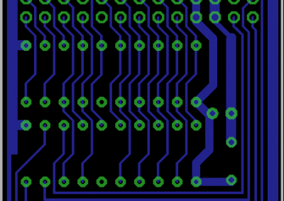 PCB , solo pistas.