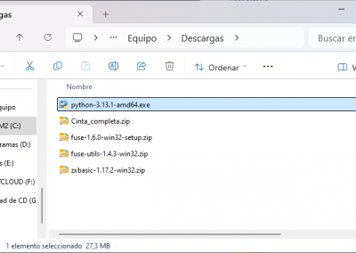 Ejecutamos instalador.
