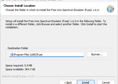Dejamos valores por defecto, clic en Install.